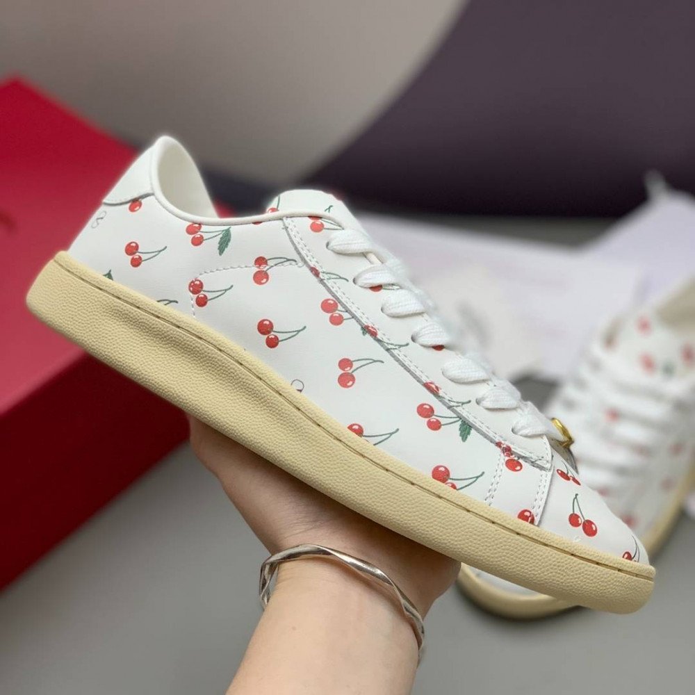 White sneakers